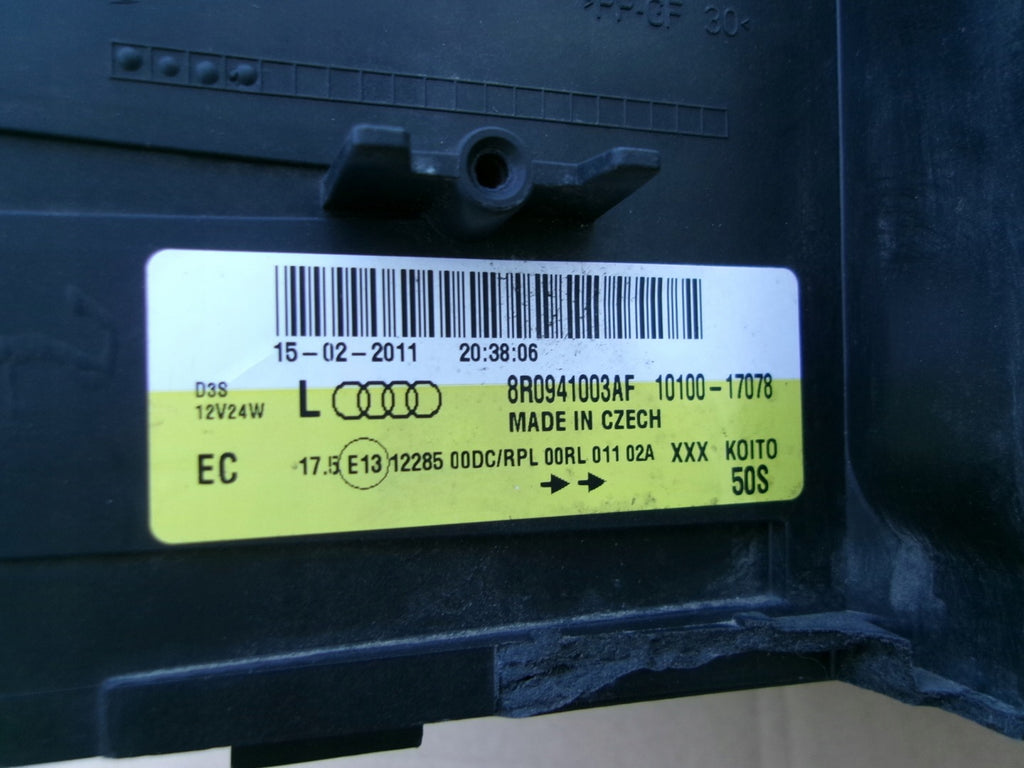 Frontscheinwerfer Audi Q5 8R0941003AF Xenon Links Scheinwerfer Headlight SCH4531729610su