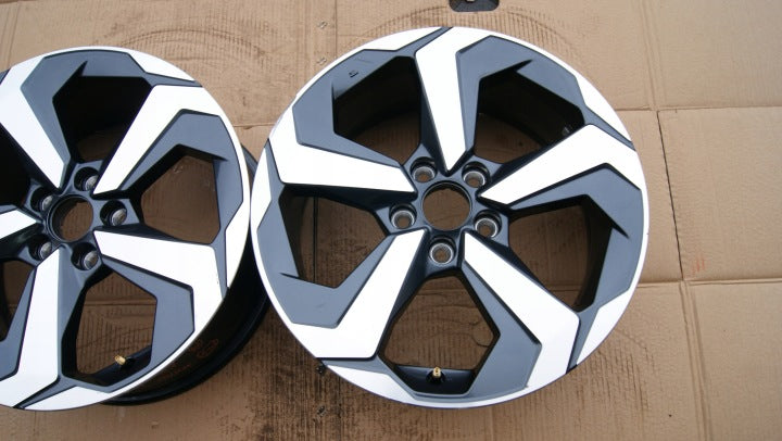 1x Alufelge 18 Zoll 7.5" 5x114.3 45ET Glanz Graphit Mg Qashqai I Rim Wheel FEL7706270096py