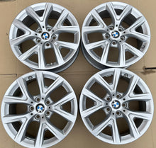 Load image into Gallery viewer, 4x Alufelge 17 Zoll 6.5" 5x112 39ET Glanz Silber 6856076 BMW X1 F48 Rim Wheel FEL1732835739rq