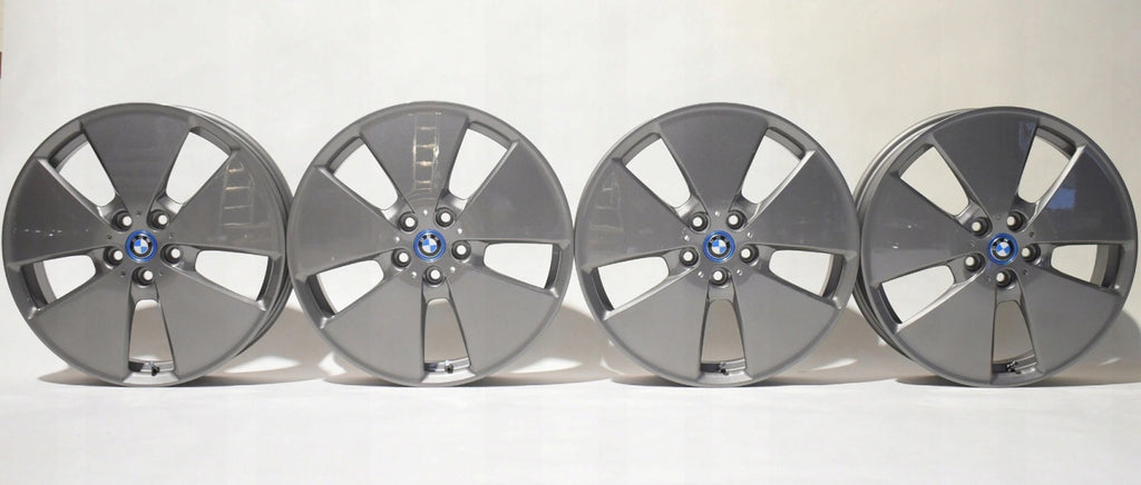 4x Alufelge 19 Zoll 5.0" 5x112 43ET Glanz Silber 6852053 BMW I3 I01 Rim Wheel FEL4768495632ei
