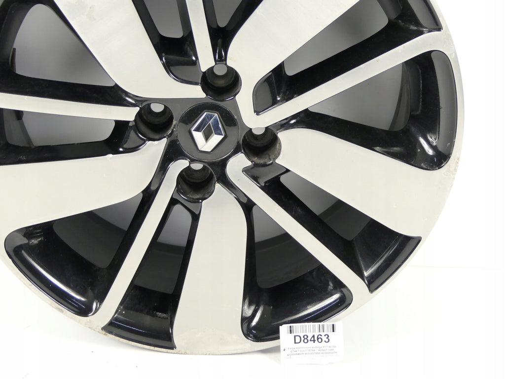 1x Alufelge 17 Zoll 7.0" 4x100 44ET 403007138R Renault Clio IV Captur I 1 FEL6461117872mi