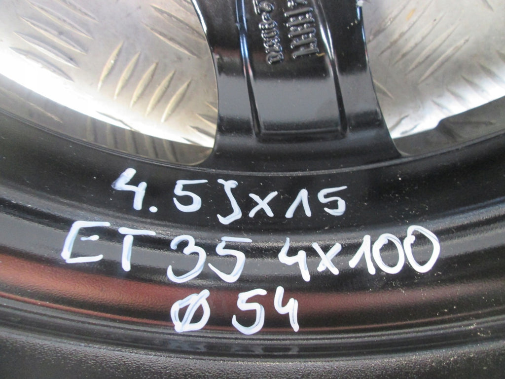 1x Alufelge 15 Zoll 4.5" 4x100 Toyota Aygo Rim Wheel FEL4181024362bx
