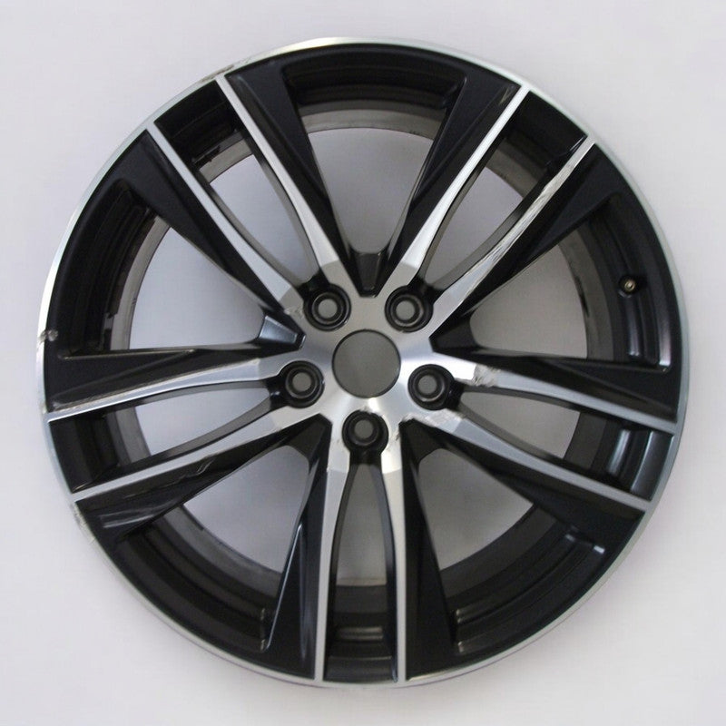 1x Alufelge 19 Zoll 8.0" 5x112 50ET Glanz Schwarz 5F0601025 Seat Rim Wheel