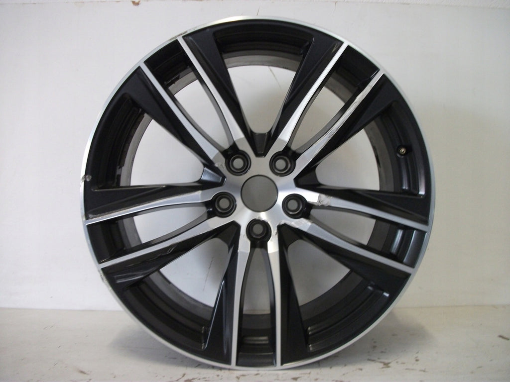 1x Alufelge 19 Zoll 8.0" 5x112 50ET Glanz Schwarz 5F0601025 Seat Rim Wheel