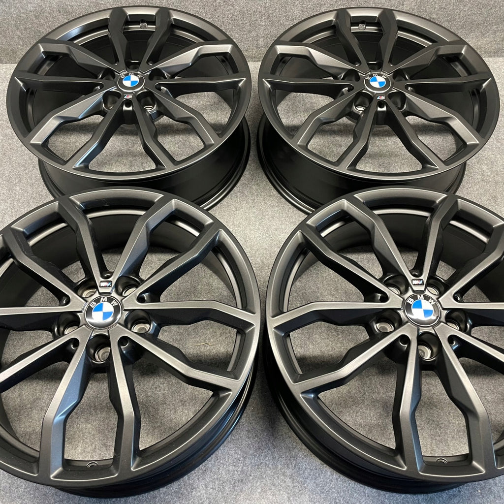 4x Alufelge 18 Zoll 6.5" 5x112 41ET Glanz Grau 6877550 BMW F39 X1 F48 Rim Wheel FEL1588261875gj
