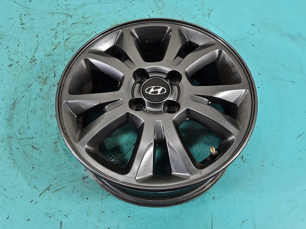 1x Alufelge 15 Zoll 6.0" 4x100 C840052910 Hyundai I20 Ii Rim Wheel FEL8555688496ni