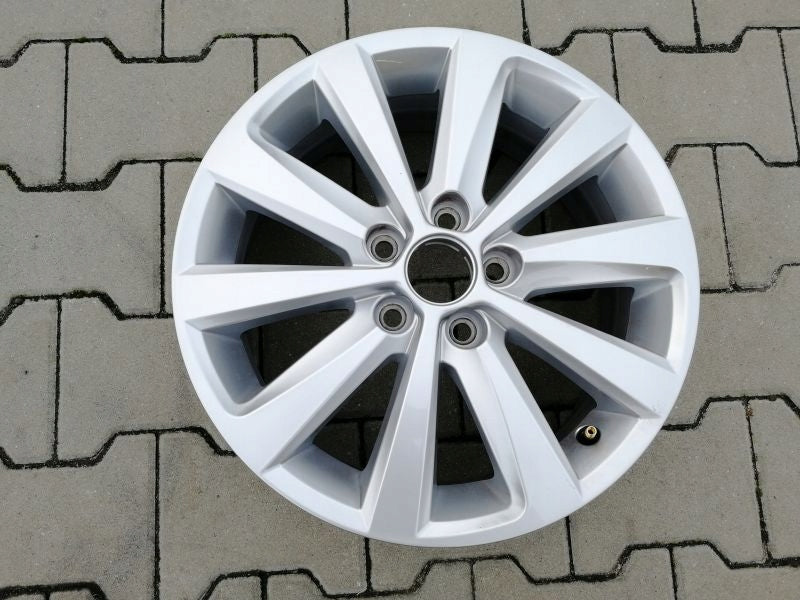 1x Alufelge 15 Zoll 5.5" 5x100 40ET Glanz Silber 6F0601025G Seat I Rim Wheel FEL7983933424dh