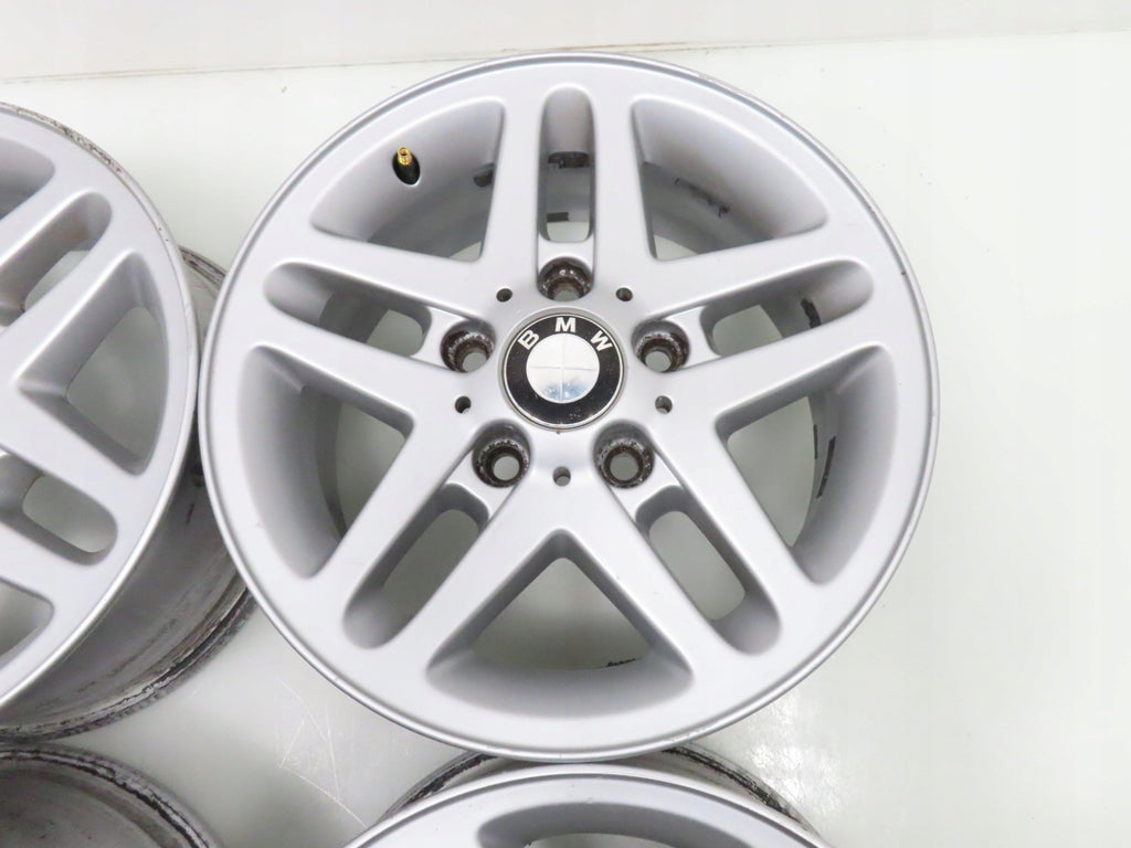 4x Alufelge 15 Zoll 6.5" 5x120 42ET Silber 10953687 BMW 3 E36 E46 E90 Rim Wheel FEL6844591495zq