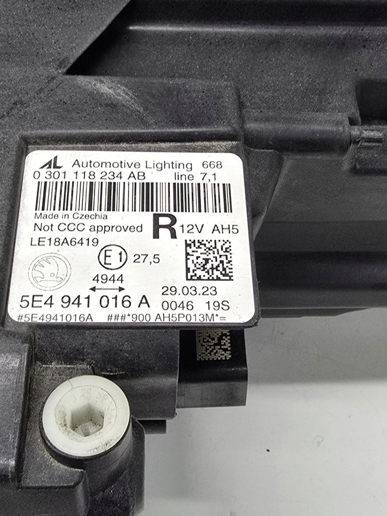 Frontscheinwerfer Audi Octavia I 5E4941016A LED Rechts Scheinwerfer Headlight SCH2491711339jh