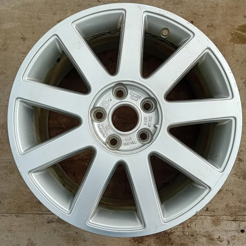 1x Alufelge 17 Zoll 7.5" 5x112 56ET Glanz Silber 8P0601025Q Audi A3 Rim Wheel FEL5068652131wr