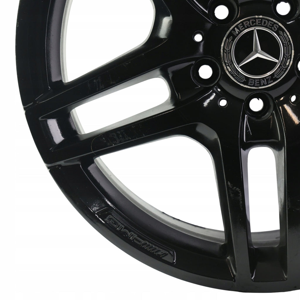 1x Alufelge 18 Zoll 8.5" 5x112 48ET Glanz A2124010300 Mercedes-Benz W212 FEL6154007353ws