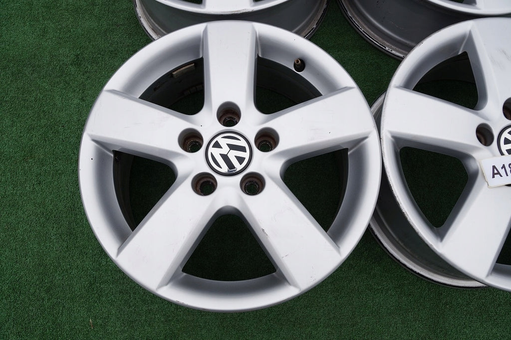 4x Alufelge 16 Zoll 6.5" 5x112 50ET 1T0601025 VW Caddy V Golf Rim Wheel FEL4583195413oh