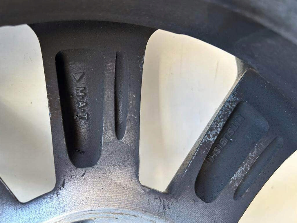 1x Alufelge 15 Zoll 5.0" 4x100 Mitsubishi Colt Rim Wheel