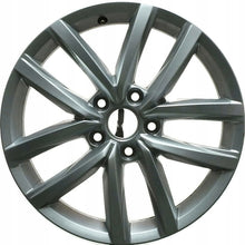 Load image into Gallery viewer, 1x Alufelge 17 Zoll 6.0" 5x112 50ET Glanz Silber 2K5601025 VW Caddy Rim Wheel FEL6242353112oo