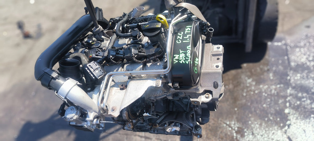 Motor Seat Skoda VW Leon CZCA 1.4 TSI 125PS 92kW 100TKm 2014 Benzin Komplett