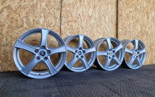 Laden Sie das Bild in den Galerie-Viewer, 4x Alufelge 17 Zoll 6.5" 5x112 41ET Glanz Silber KBA50398 Audi I Rim Wheel FEL7658214849qm