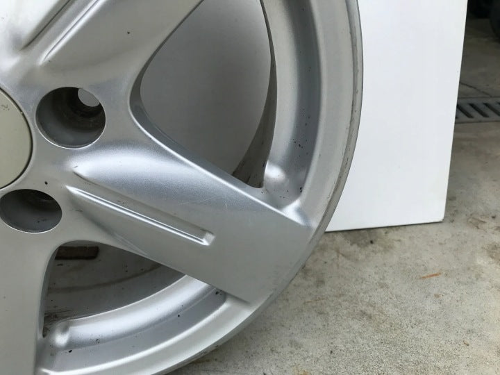 1x Alufelge 16 Zoll 6.5" 5x112 Silber Mitsubishi Outlander Rim Wheel FEL8386949587cp