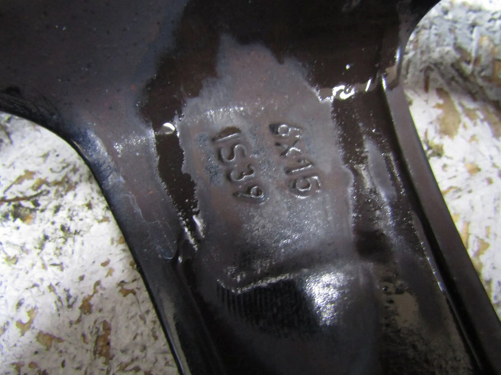 1x Alufelge 15 Zoll 6.0" 4x100 39ET OPO99K1 Opel Corsa D Rim Wheel