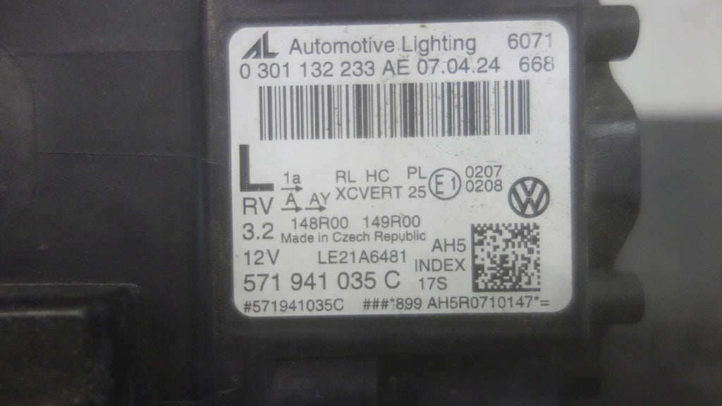 Frontscheinwerfer VW Tiguan 571941035C 0301132233 Links Scheinwerfer Headlight SCH3617108340ek