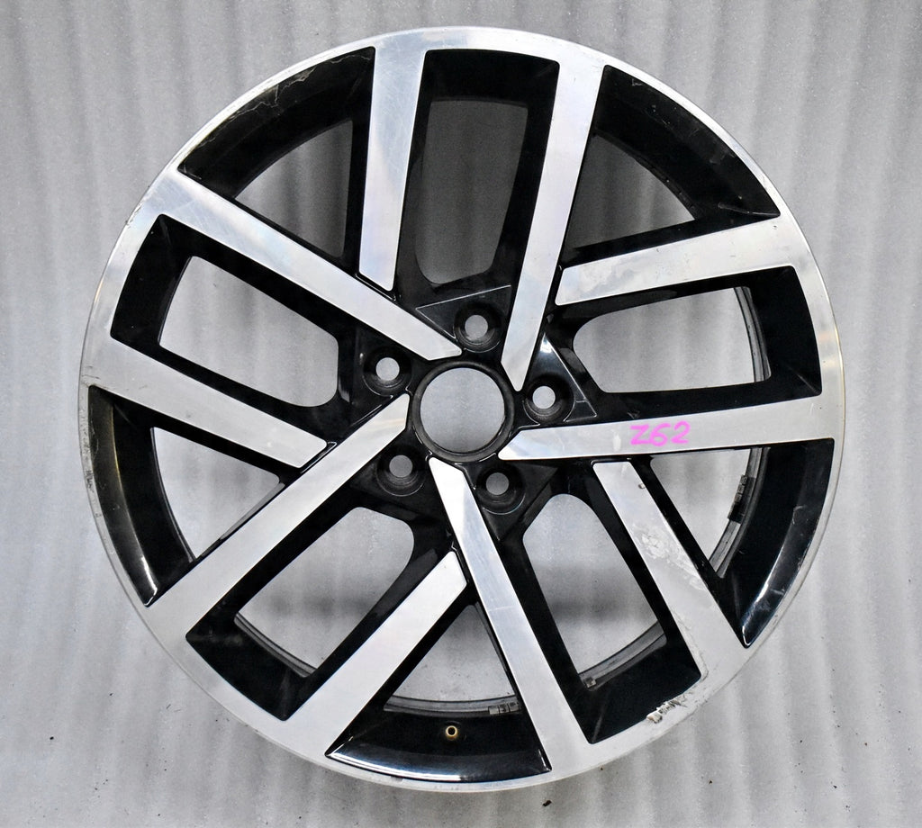1x Alufelge 18 Zoll 7.5" 5x112 51ET Glanz Silber 5G0601025CP VW Golf Rim Wheel