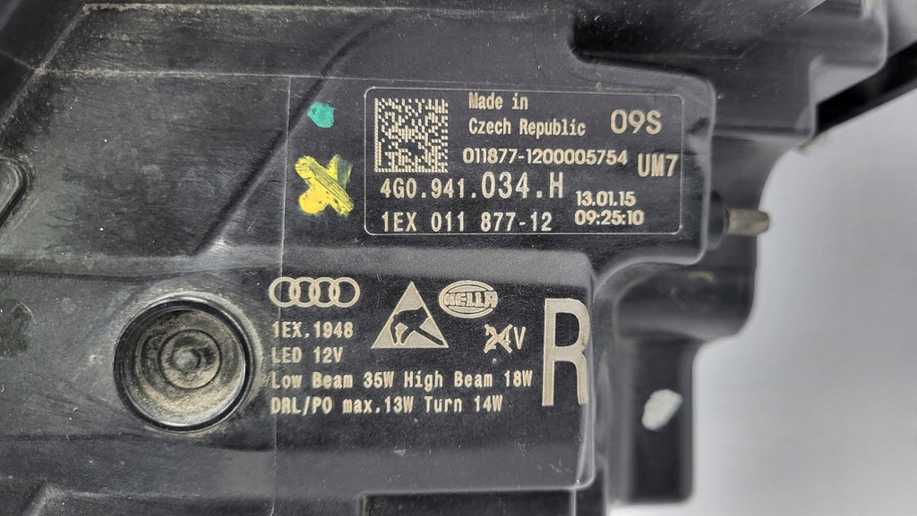 Frontscheinwerfer Audi A6 C7 4G0941034H LED Ein Stück (Rechts oder Links)