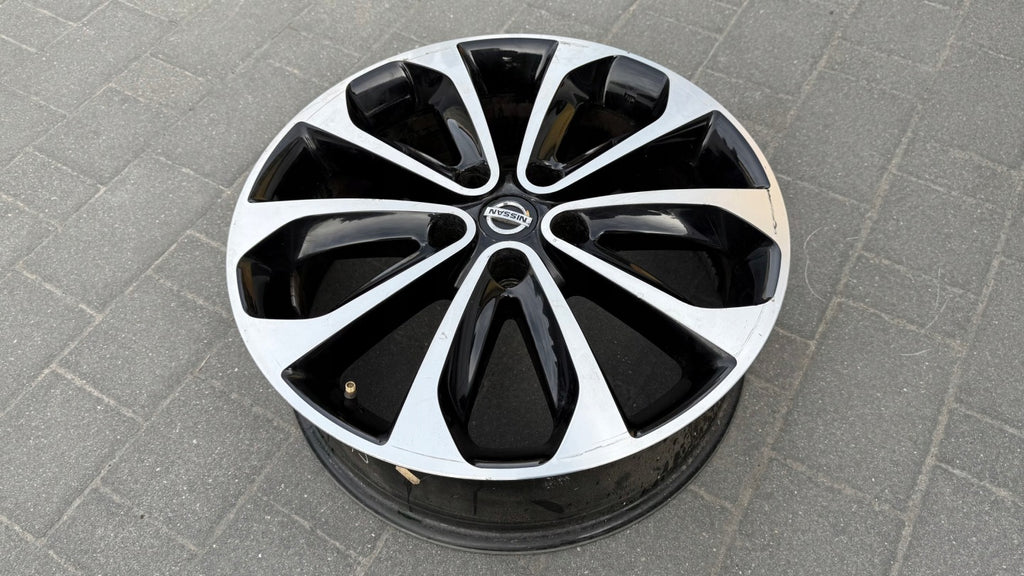 1x Alufelge 18 Zoll 6.5" 5x114.3 40ET Schwarz JD18AMB73 Nissan Qashqai I FEL1059965666xp