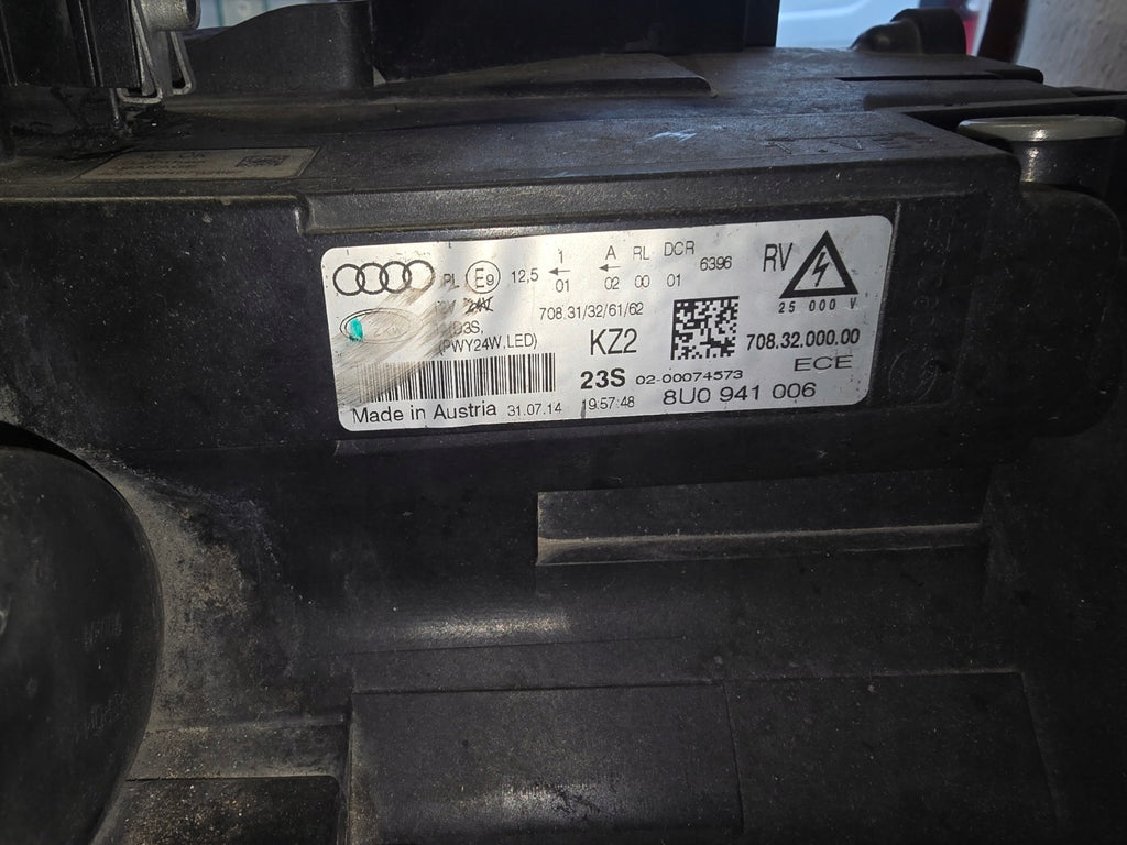 Frontscheinwerfer Audi Q3 8U0941006 8U0941005 Xenon Rechts oder Links SCH4288273646wc