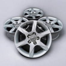 Load image into Gallery viewer, 4x Alufelge 16 Zoll 7.0&quot; 5x112 35ET Glanz Silber 4F0601025CM Audi Rim Wheel