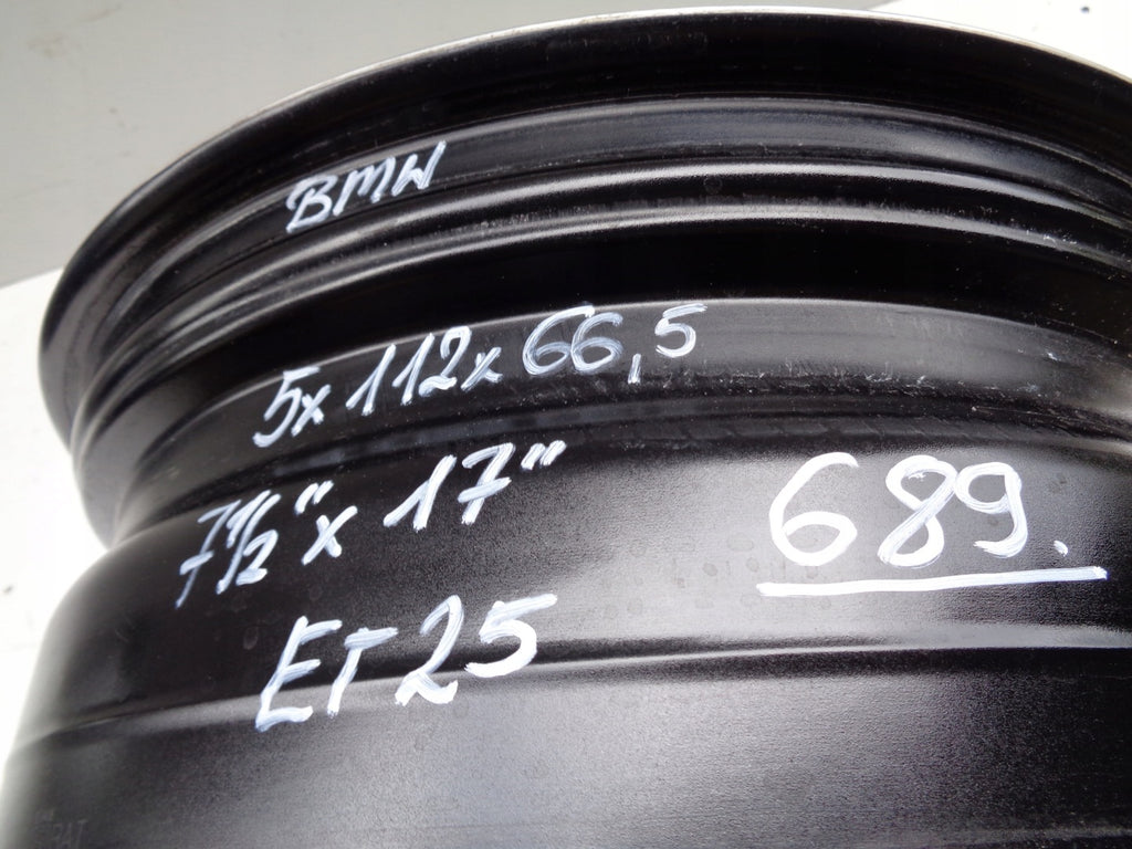 1x Alufelge 17 Zoll 7.5" 5x112 25ET 8746631 BMW Rim Wheel FEL7715669052kr