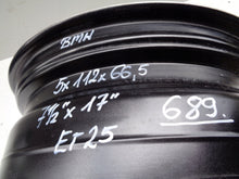 Laden Sie das Bild in den Galerie-Viewer, 1x Alufelge 17 Zoll 7.5" 5x112 25ET 8746631 BMW Rim Wheel FEL7715669052kr