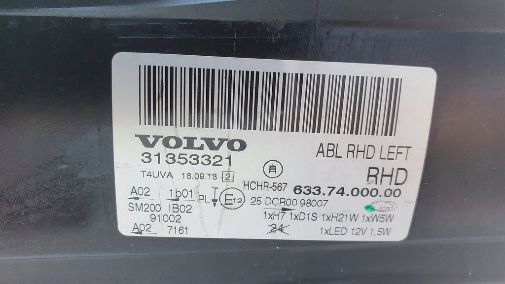 Frontscheinwerfer Volvo Xc70 31353321 Xenon Rechts Scheinwerfer Headlight