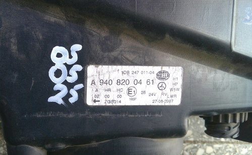 Frontscheinwerfer Mercedes-Benz A9408200461 Rechts Scheinwerfer Headlight SCH2294931270gx