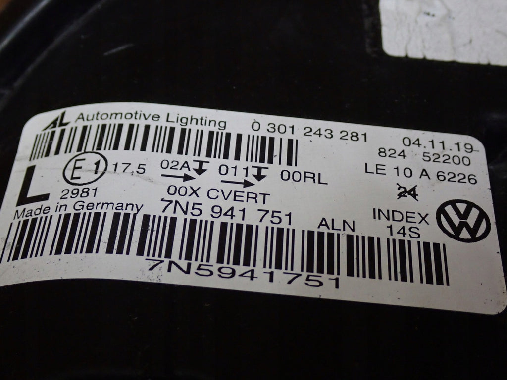 Frontscheinwerfer Seat Alhambra 7N5941751 Xenon Links Scheinwerfer Headlight