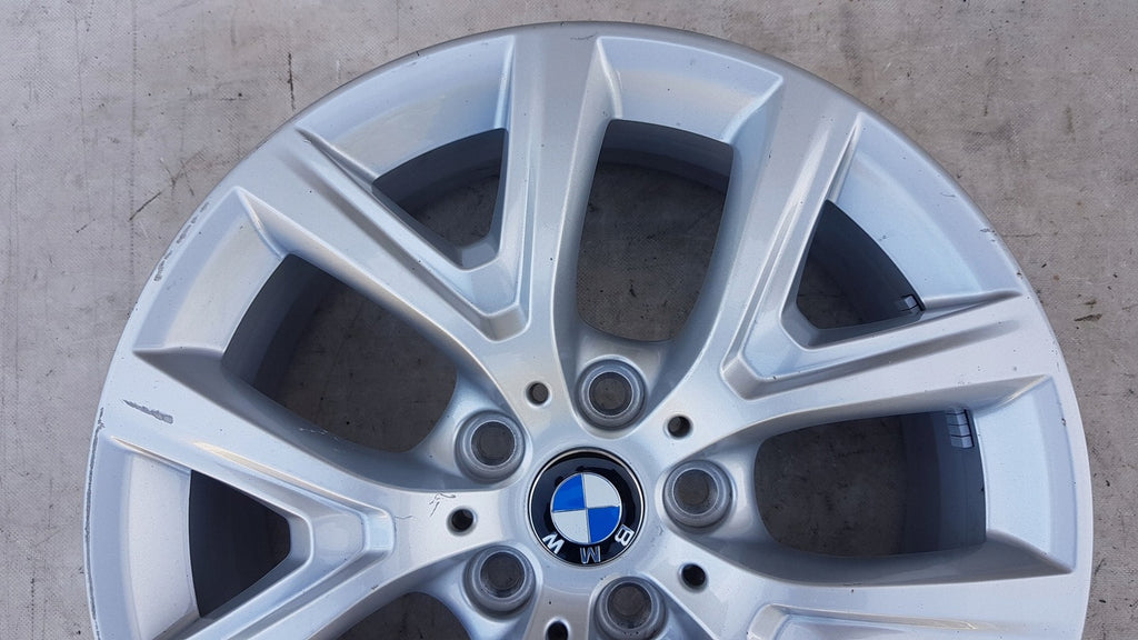 1x Alufelge 17 Zoll 6.5" 5x112 39ET Glanz Silber 6856076 BMW F39 X1 F48