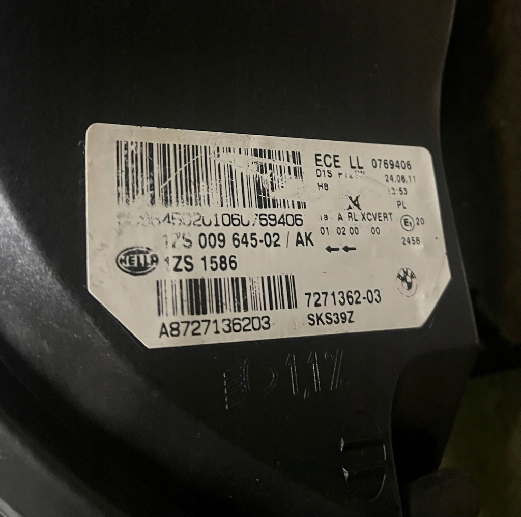 Frontscheinwerfer BMW X6 E71 7271362 Xenon Rechts Scheinwerfer Headlight SCH7493602278fi