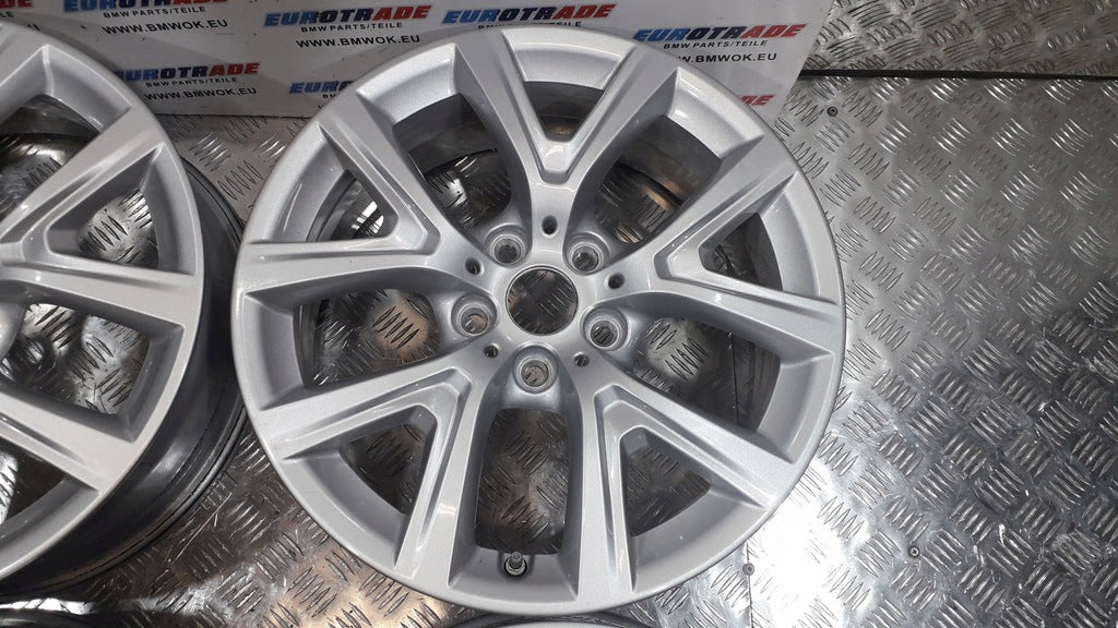 4x Alufelge 17 Zoll 6.5" 5x112 39ET Glanz Silber 6856076 BMW F39 F48 Rim Wheel FEL6773912698zk