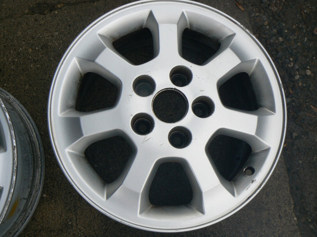 4x Alufelge 15 Zoll 6.0" 5x110 49ET Silber Opel Rim Wheel FEL3816455283vv