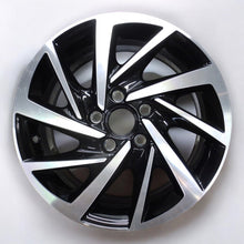 Load image into Gallery viewer, 1x Alufelge 16 Zoll 6.5&quot; 5x112 48ET Glanz Schwarz 5TA601025L Mg Touran Rim Wheel