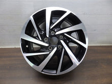 Load image into Gallery viewer, 1x Alufelge 16 Zoll 6.5&quot; 5x112 48ET Glanz Schwarz 5TA601025L Mg Touran Rim Wheel