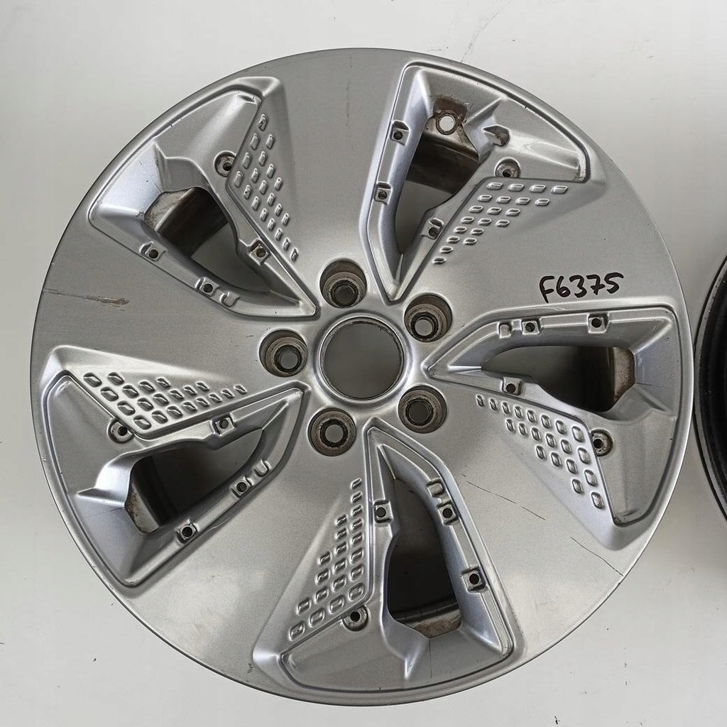 1x Alufelge 17 Zoll 7.0" 5x114.3 50ET Glanz Grau 52910-K4000 Hyundai Kona Mg FEL3214214686uz