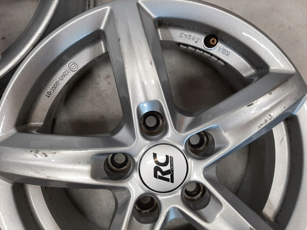 4x Alufelge 15 Zoll 6.0" 5x112 43ET KBA49043 Audi Rim Wheel FEL1050960742wt