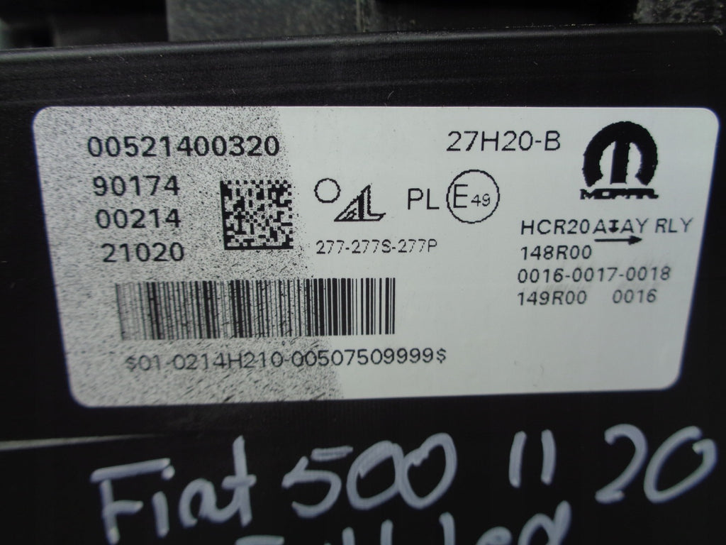 Frontscheinwerfer Fiat 500 00521400320 Full LED Links Scheinwerfer Headlight SCH6820299740jd
