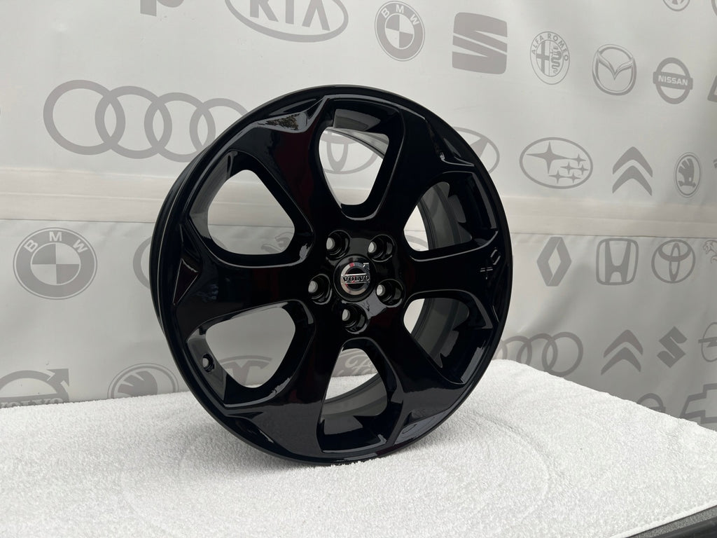 4x Alufelge 18 Zoll 7.5" 5x108 Glanz Schwarz 31200371 Volvo Xc60 I Rim Wheel FEL6275547862zb