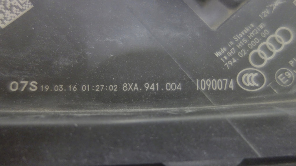 Frontscheinwerfer Audi A1 8xa 8XA941004 Rechts Scheinwerfer Headlight