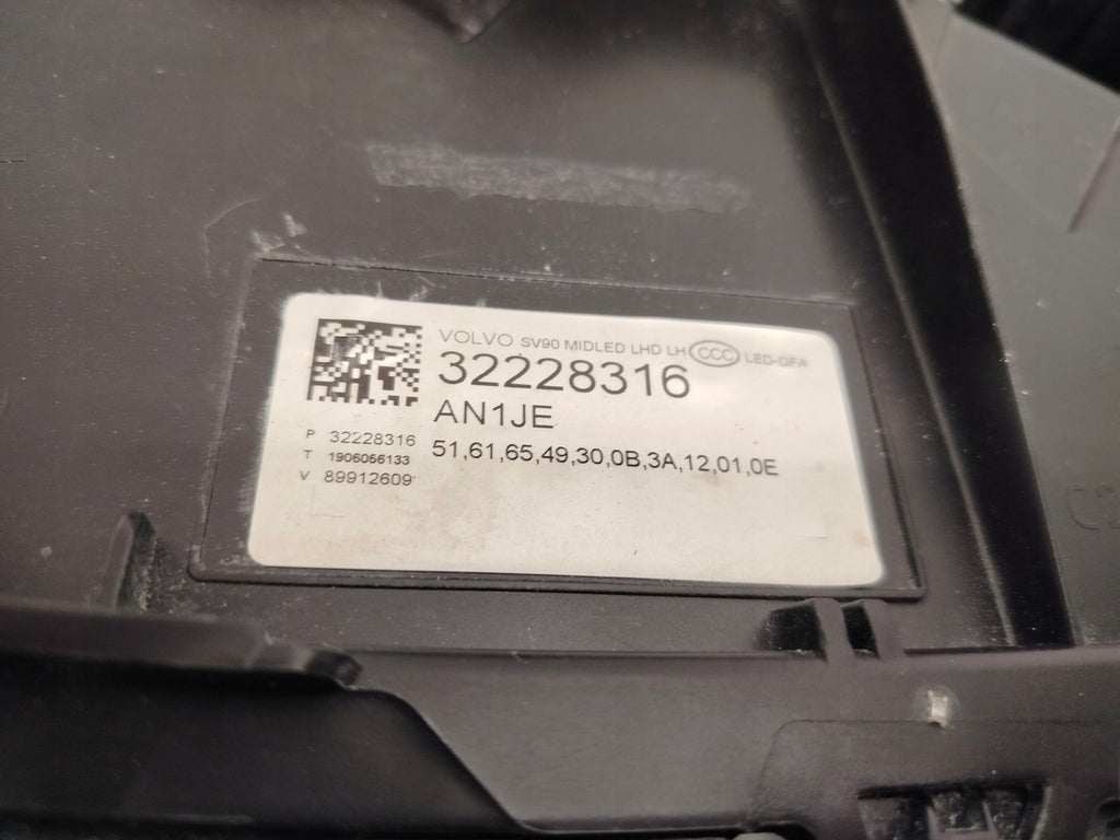 Frontscheinwerfer Volvo S90 V90 32228316 LED Links Scheinwerfer Headlight SCH1771104977oe