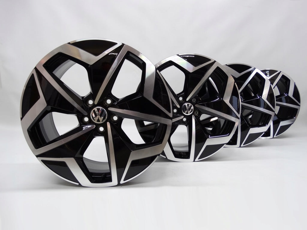 4x Alufelge 19 Zoll 7.5" 5x112 50ET Glanz Schwarz 10A601025H VW Id.3 Rim Wheel FEL2151267087yx