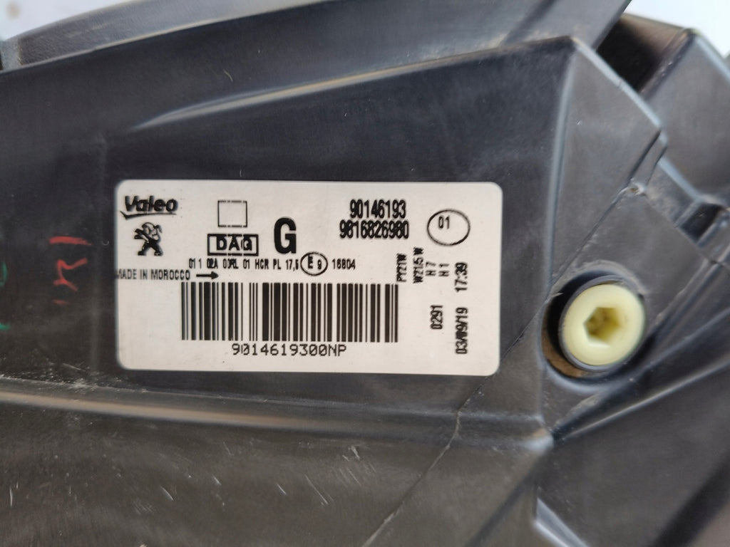 Frontscheinwerfer Peugeot Partner 9816826980 Links Scheinwerfer Headlight SCH4294815226zi