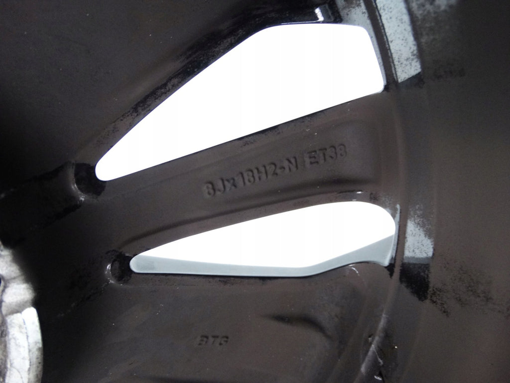 1x Alufelge 18 Zoll 8.0" 5x112 38ET Glanz Schwarz A2534014600 Mercedes-Benz Glc FEL5157517784ss