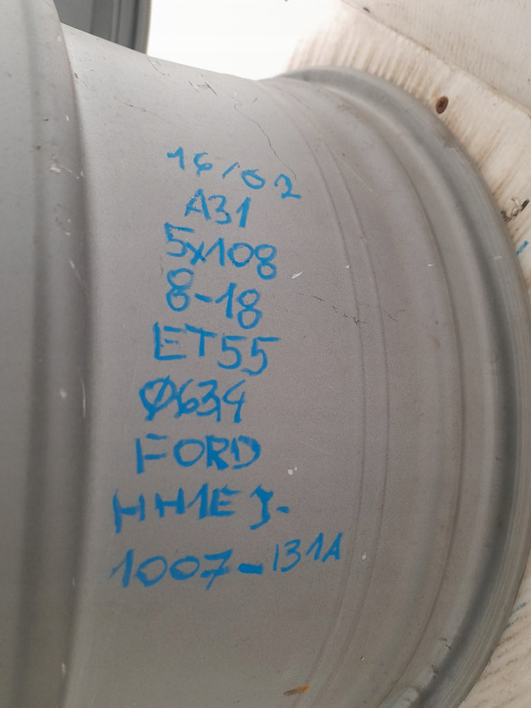 1x Alufelge 18 Zoll 8.0" 5x108 55ET Matt Graphit HH1EJ-1007-B1A Ford I Rim Wheel FEL4175023806kv