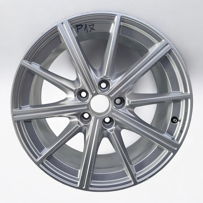 1x Alufelge 18 Zoll 8.0" 5x112 46ET Glanz Grau 8Y0601025M Audi Rim Wheel